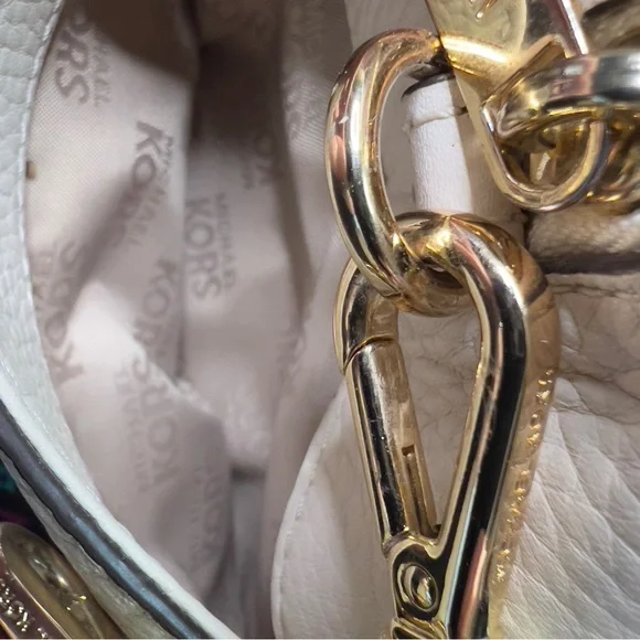 Michael Kors 12”x7”x8” Large Zippered Tote Bag Crossbody Strap Multiple pockets - Picture 15 of 15